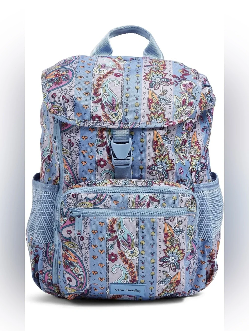 NWT Vera Bradley Sky Blue Paisley Daytripper Backpack